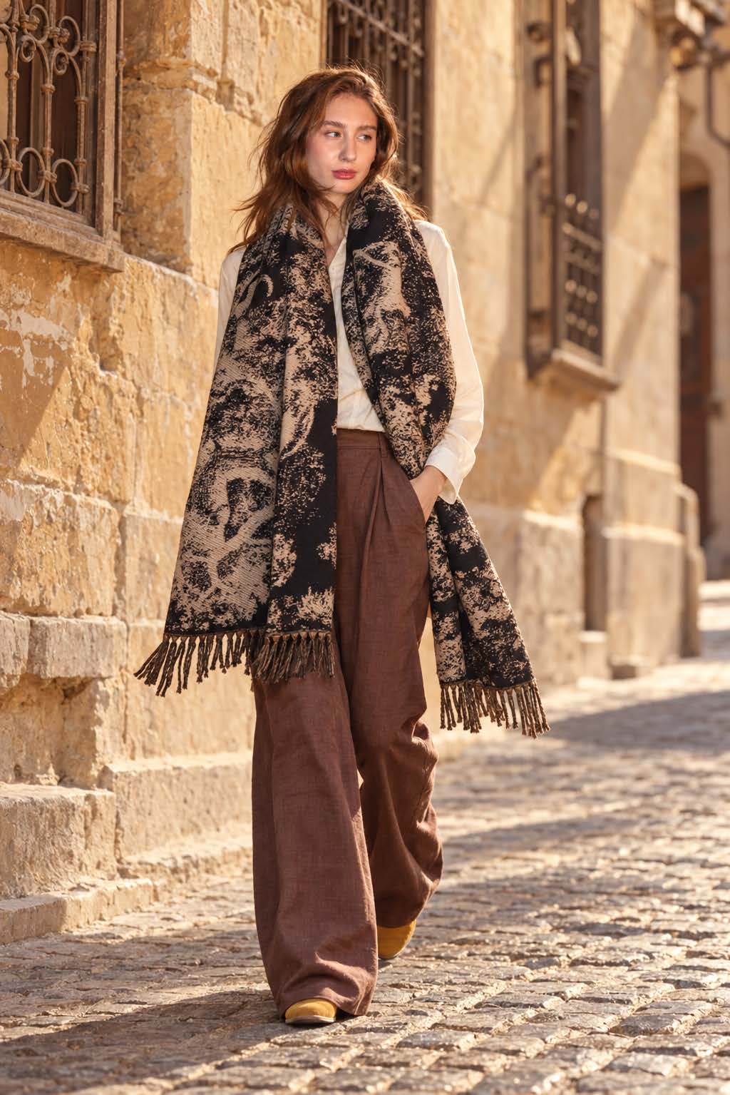Toile Noir worn in the street